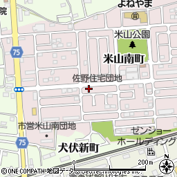 栃木県佐野市米山南町30-21周辺の地図