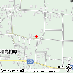 長野県安曇野市穂高柏原1198周辺の地図