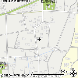 群馬県太田市新田小金井町1156周辺の地図