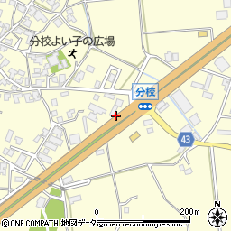 石川県加賀市分校町フ周辺の地図