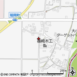 栃木県足利市稲岡町17-3周辺の地図