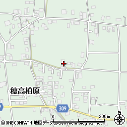 長野県安曇野市穂高柏原1200周辺の地図