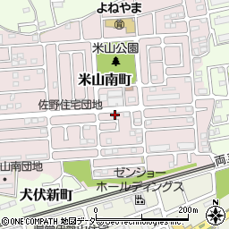 栃木県佐野市米山南町29-3周辺の地図