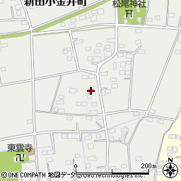 群馬県太田市新田小金井町1174周辺の地図