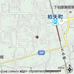 長野県安曇野市穂高柏原1064周辺の地図