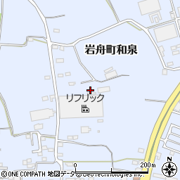 栃木県栃木市岩舟町和泉1229-1周辺の地図