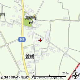 栃木県小山市萱橋334周辺の地図
