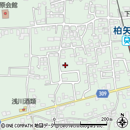 長野県安曇野市穂高柏原1075周辺の地図