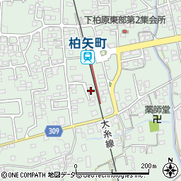 長野県安曇野市穂高柏原1023周辺の地図