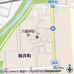 石川県加賀市梶井町ヨ周辺の地図