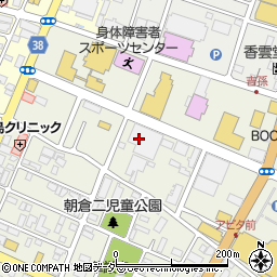 ネッツトヨタ栃木　足利朝倉店周辺の地図