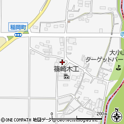 栃木県足利市稲岡町17-1周辺の地図