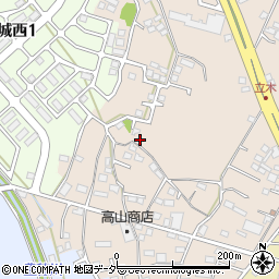 栃木県小山市立木1381周辺の地図