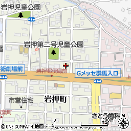 セブンイレブン高崎岩押町店周辺の地図