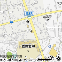 フライングガーデン 佐野店周辺の地図