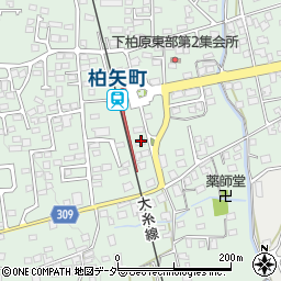 長野県安曇野市穂高柏原1024周辺の地図
