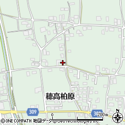 長野県安曇野市穂高柏原1237周辺の地図