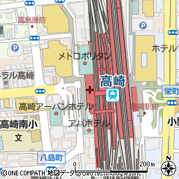 マクドナルド高崎モントレー店周辺の地図