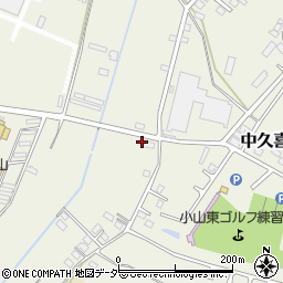 栃木県小山市中久喜1689-3周辺の地図