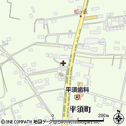 メガネパリミキ平須店周辺の地図