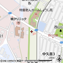 栃木県小山市中久喜1615周辺の地図