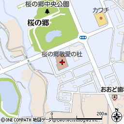 桜の郷敬愛の杜（従来型）周辺の地図