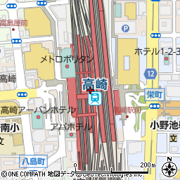 ラフィネ　高崎モントレー店周辺の地図