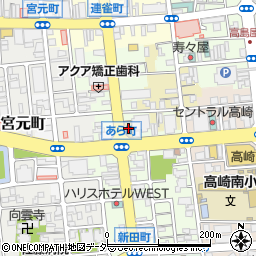 ガスト高崎駅西口店周辺の地図