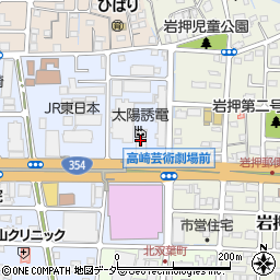 太陽誘電株式会社高崎グローバルセンター周辺の地図