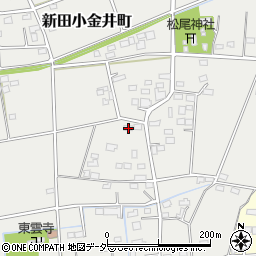 群馬県太田市新田小金井町1177周辺の地図
