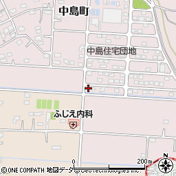 群馬県高崎市中島町135-2周辺の地図