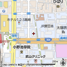 ユアサ商事株式会社　高崎営業所建材部周辺の地図