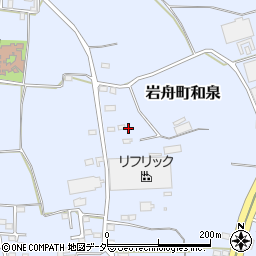 栃木県栃木市岩舟町和泉1221周辺の地図