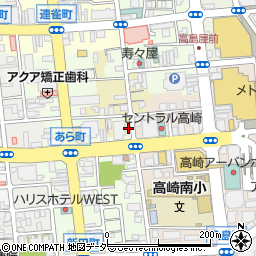 リオネットセンター高崎店周辺の地図