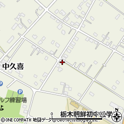 栃木県小山市中久喜1516-1周辺の地図