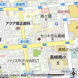 ニプロ株式会社　高崎営業所周辺の地図