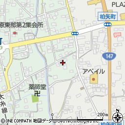 長野県安曇野市穂高柏原887周辺の地図