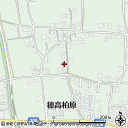 長野県安曇野市穂高柏原1236周辺の地図