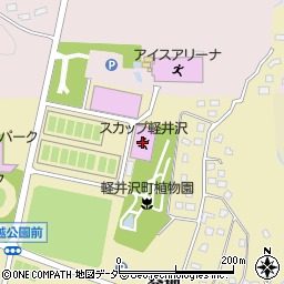 スカップ軽井沢プール周辺の地図