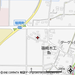 栃木県足利市稲岡町23周辺の地図