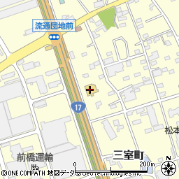 朝鮮飯店 伊勢崎東店周辺の地図