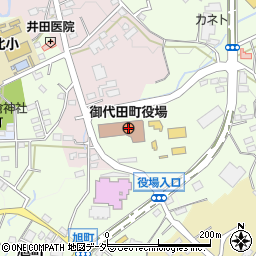 御代田町　役場企画財政課周辺の地図