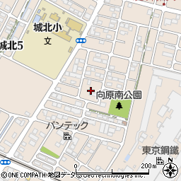 栃木県小山市城北4丁目7周辺の地図