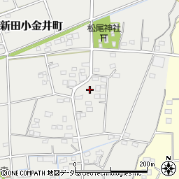 群馬県太田市新田小金井町1138周辺の地図