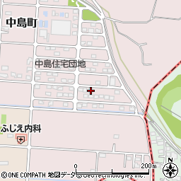 群馬県高崎市中島町135-26周辺の地図