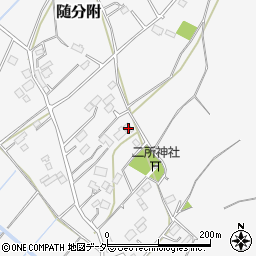 茨城県笠間市随分附443周辺の地図