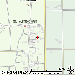 栃木県小山市南小林58周辺の地図