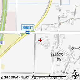 栃木県足利市稲岡町25周辺の地図