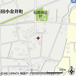 群馬県太田市新田小金井町1146-2周辺の地図