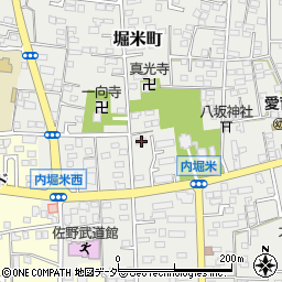 栃木県佐野市堀米町213周辺の地図